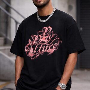 p pop culture x blackout tshirt